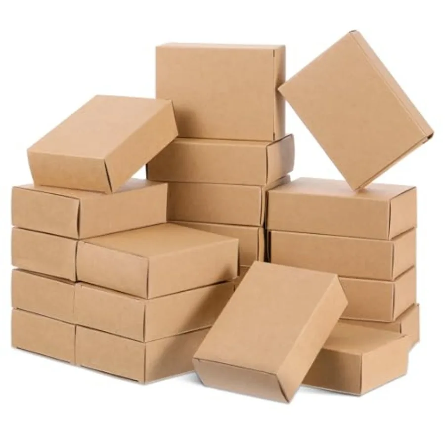 

120 Pack Soap Boxes for Homemade Soap, 3.8 x 2.8 x 1.2 Inch Small Gift Packaging Box for Homemade Soap, Party Favors, Candies,