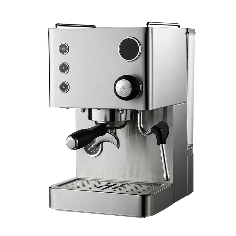 High Quality Home Use Water Circulation Design 15-Bar Auto Manual Switch Electric  Espresso Coffee Bean Grinder