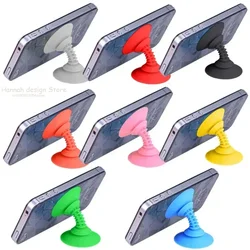 Silicone Double-sided Suction Cup Phone Holder Mini Portable Office Car Sucker Stand for Iphone Xiaomi Mobile Cell Phone Mount