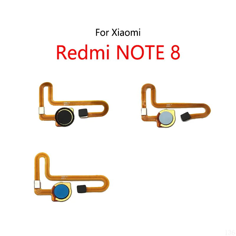 Home Button Fingerprint Scanner Touch ID Menu Return Sensor Flex Cable For Xiaomi Redmi NOTE 8 Pro