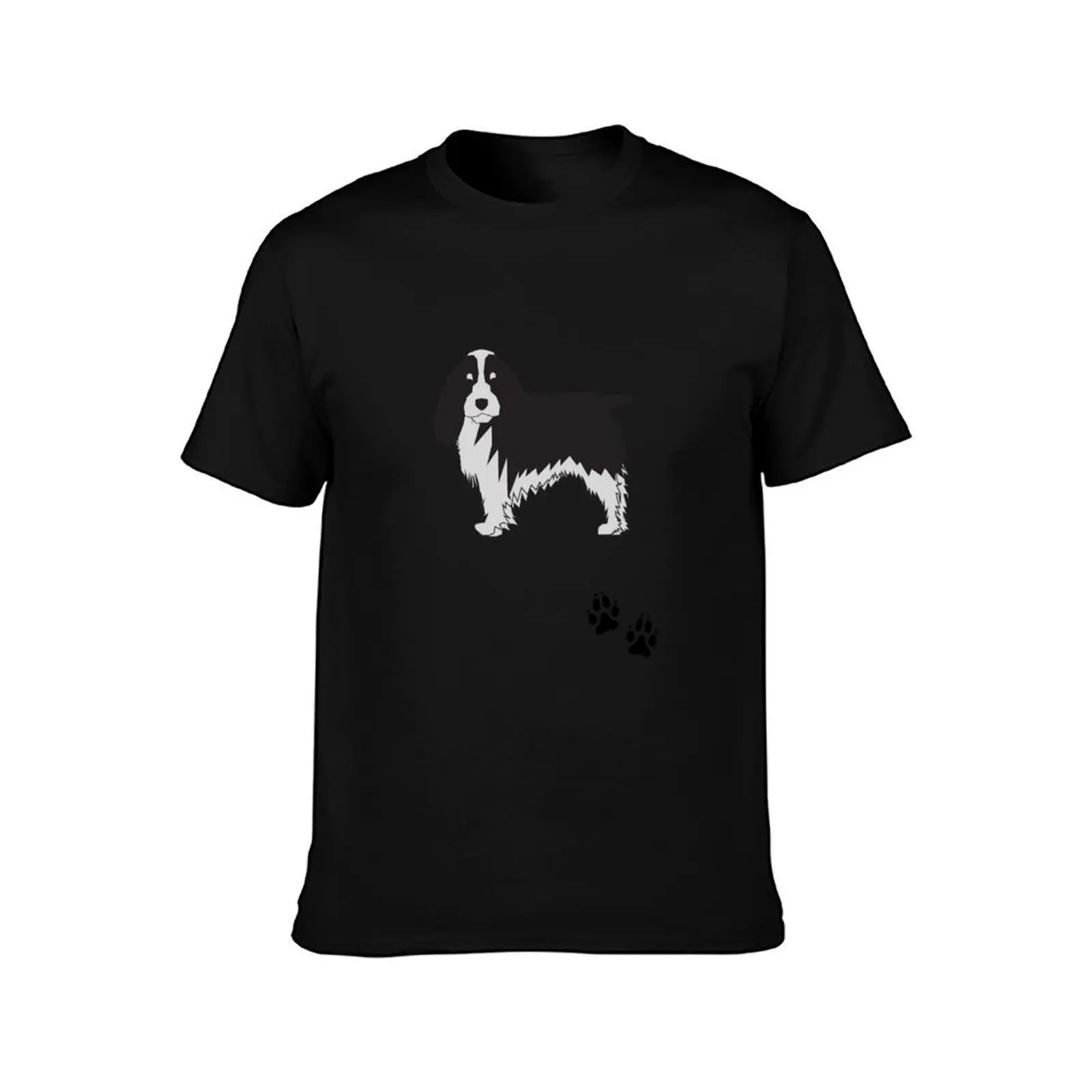 Working Cocker Spaniel T-Shirt, Summer Casual Cotton Tee, Oversized Streetwear Tops, Vintage Graphic Print, Unisex Men Women