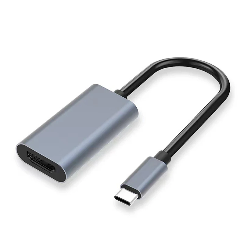 نوع C إلى HDMI 4K 60 هرتز محول USB C USB3.1 ذكر إلى HDTV أنثى محول كابل لأجهزة الكمبيوتر المحمول اللوحي التلفزيون ماك بوك
