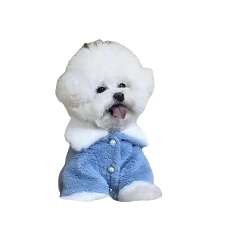 Winter Thick and Warm Plush Schnauzer Bear Teddy Shiba Medium-sized Coat Cotton Jacket