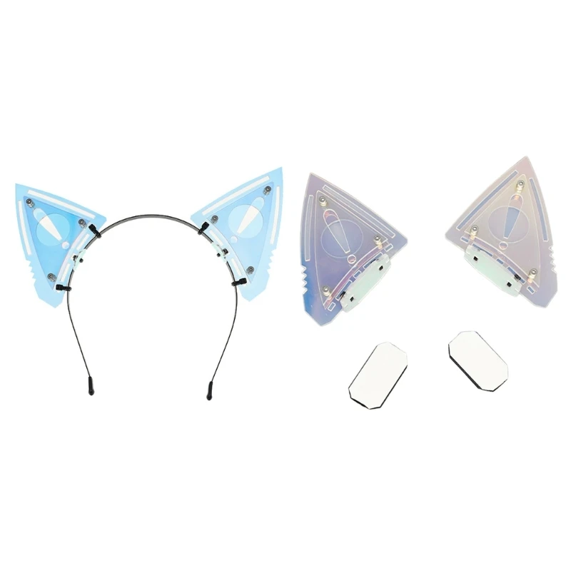 

Motorcycling Cats Ear Headband Anime Headband Masquerades Costume Headwear Cosplay Props Hairhoop Party Accessories