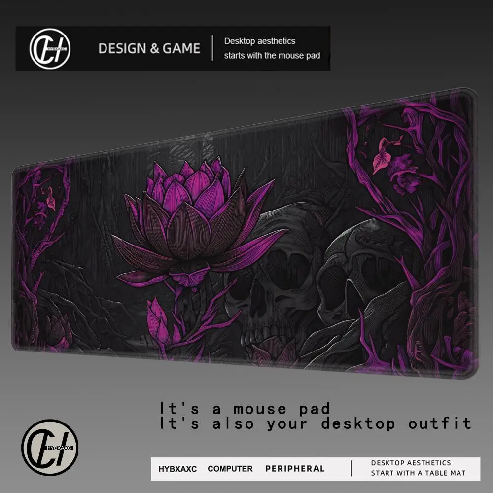 HYBXAXC Dark lotus Mouse Pad Card Playmat Stitched with Magic Zones Mats Tabletop for MTGTCG Card Battle Commander Gaming Mat