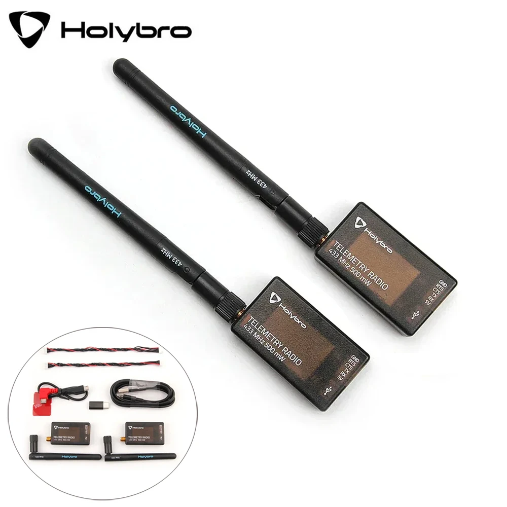 

HolyBro SiK телеметрическая радиостанция V3 100 МВт 433 МГц/915 МГц для APM Pixhawk Radiolink MINI PIX RC дрон контроллер полета