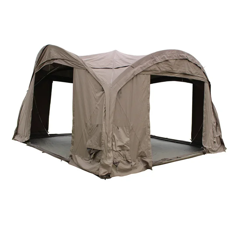 Large Luxury Camp Tent Outdoor Rainproof Thickened Warm Camping Tent Leisure Homestay Hotel Tent