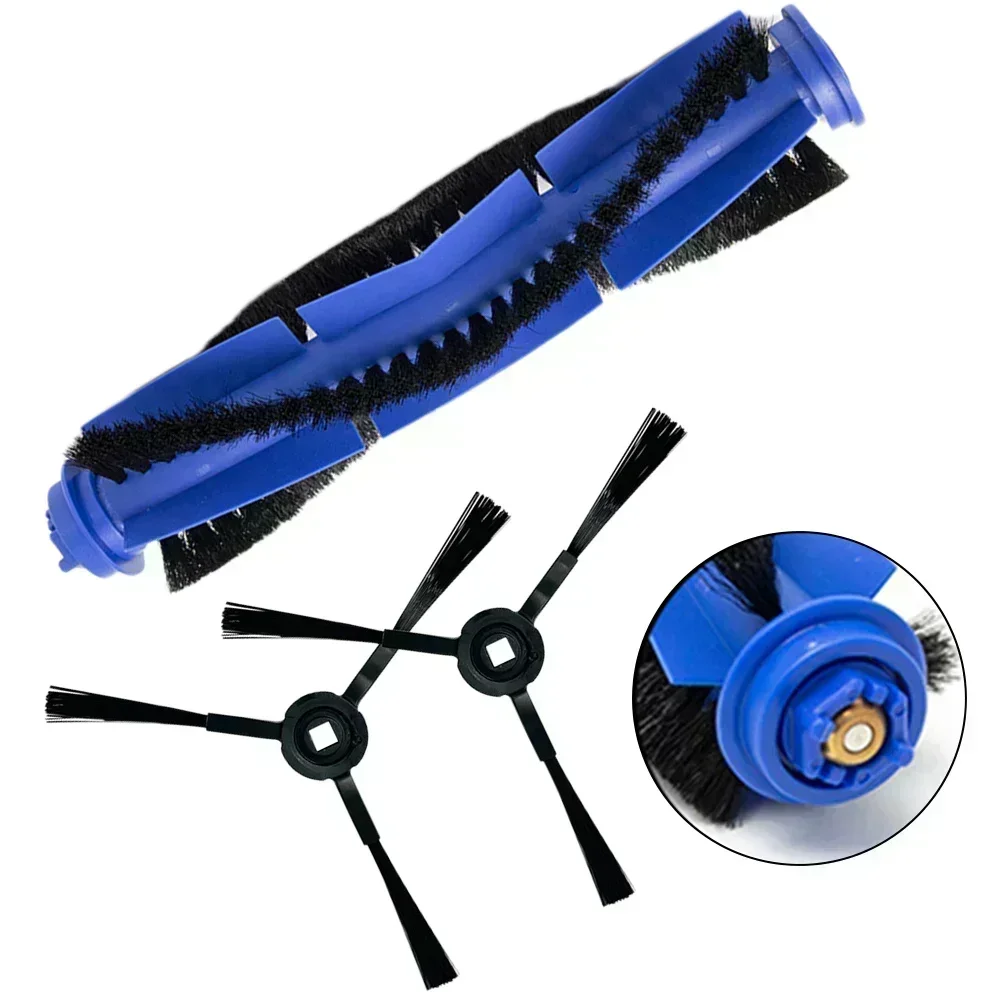 1 * cepillo Central + 2 * cepillos laterales para Blaupunkt para BlueBot para Xtreme BPK-VCBB1XTE/para VRillo J300 pieza de aspiradora