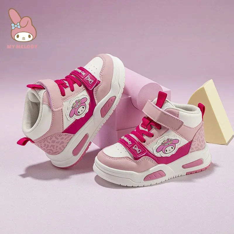

Sanrio Kuromi Hello Kitty Unisex Kids Casual Sports Shoes Autumn Winter Sneakers Boys Girls Footwear Indoor Outdoor Board Shoes