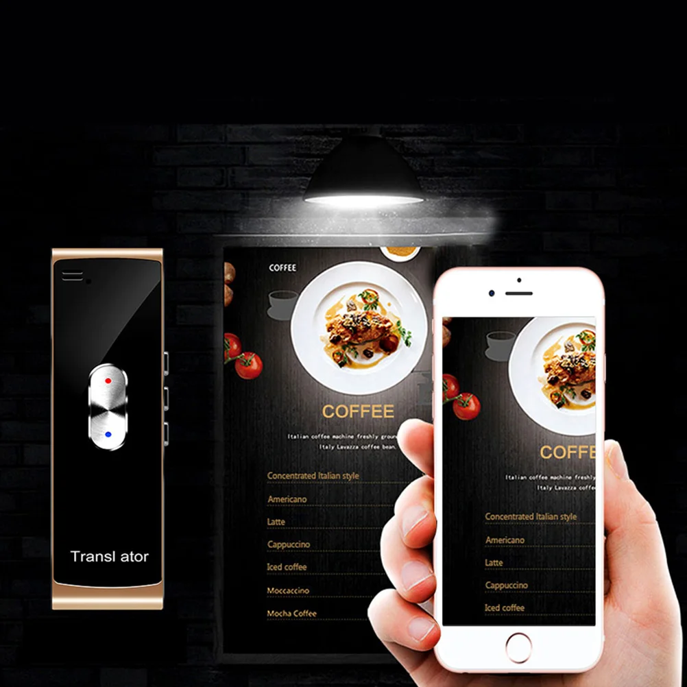 Photo Language Translator Intelligent Translation Machine Aluminum Alloy Coffee
