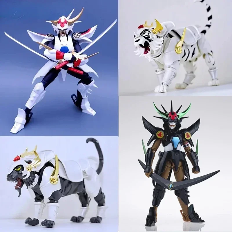 Koo Yoroiden Samurai Troopers Ronin Warriors Armor Plus Kikoutei Rekka Double Armors w Object White Black Tiger Action Figure