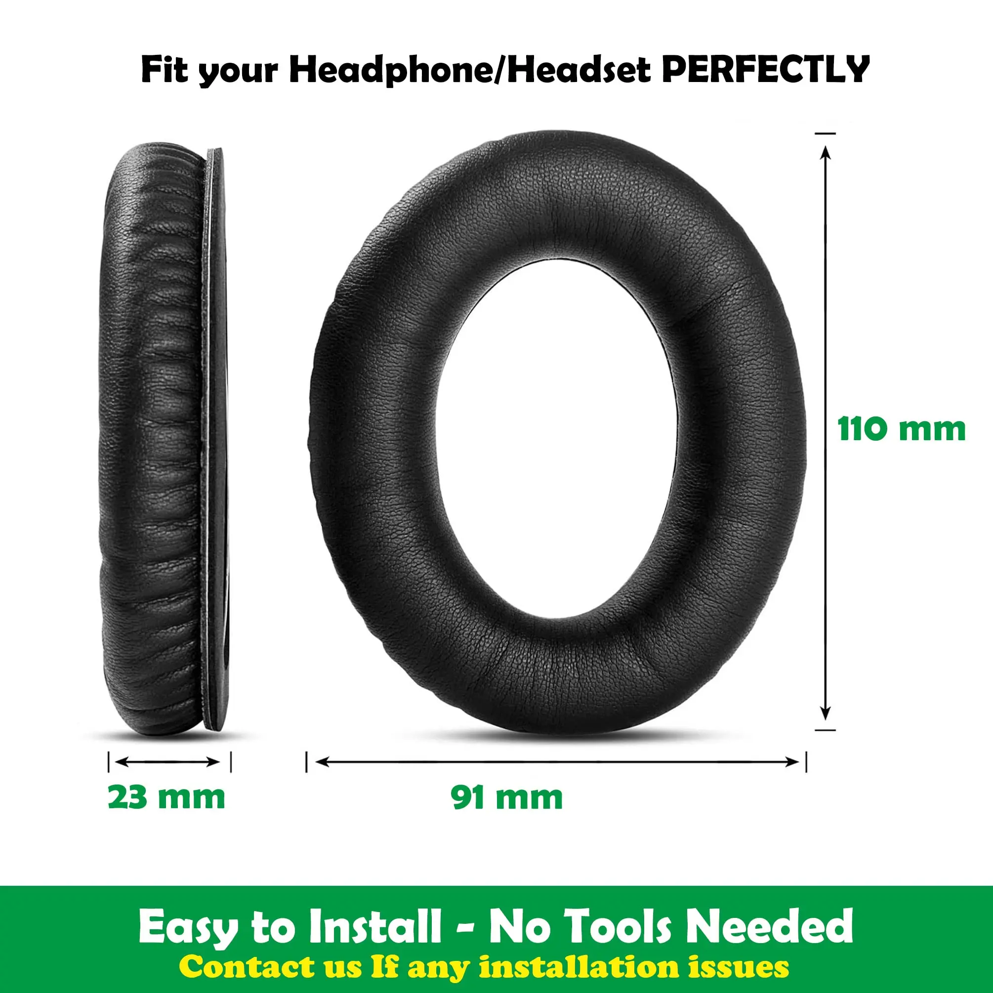 Professional Replacement Earpads Cushions Compatible with HyperX Cloud Revolver S Cloud Revolver Gaming Headset Ear Pads