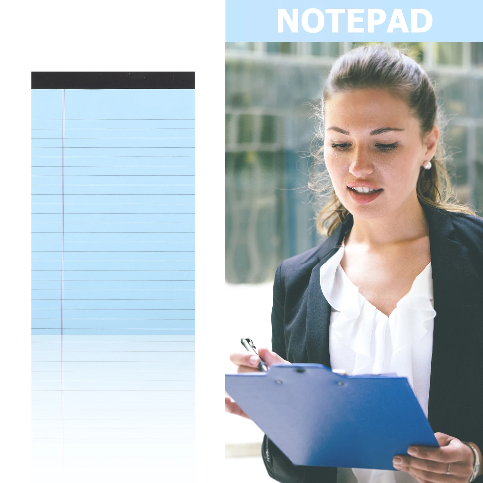 

4pcs Lined A5 Legal Pad Portable Legal Pad Memo Pocket Notebook Paper Pocket Notepad Work Student Organizer Planner