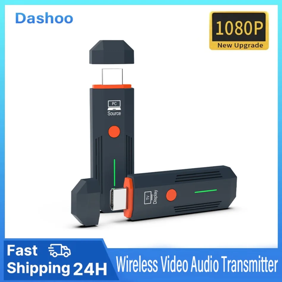 

New 1080P 50m Wireless HDMI-Compatible Extender Splitter Video Transmitter Receiver for Camera Laptop to TV Monitor Projector