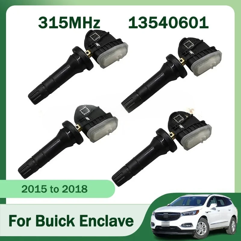 

1/4Pcs 13540601 Tire Pressure Monitoring Sensor TPMS For Buick Enclave Cascada Encore Envision LaCrosse Regal Verano 315MHZ