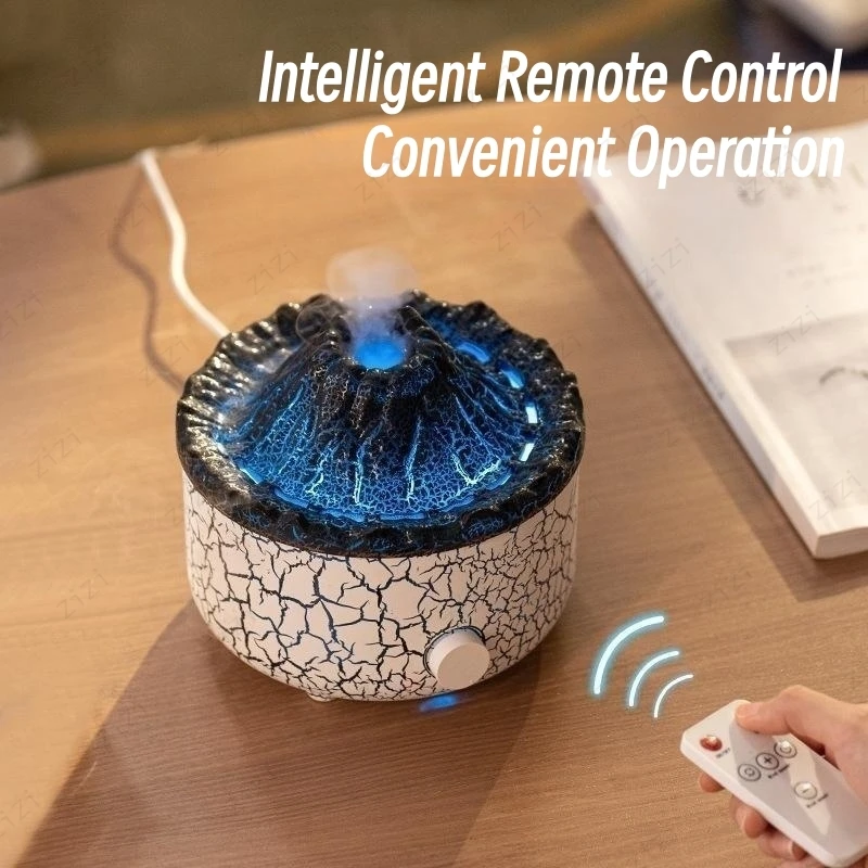 Creative Volcanic Lava Aromatherapy Machine Jellyfish Shaped Ultrasonic Mist Humidification Aromatherapy Machine