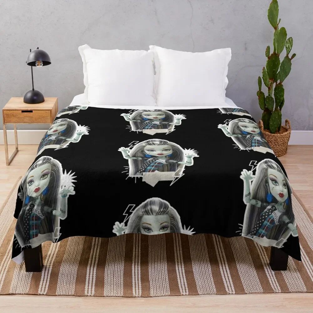 

Frankie Stein 2022 Throw Blanket decorative Tourist Camping wednesday Blankets