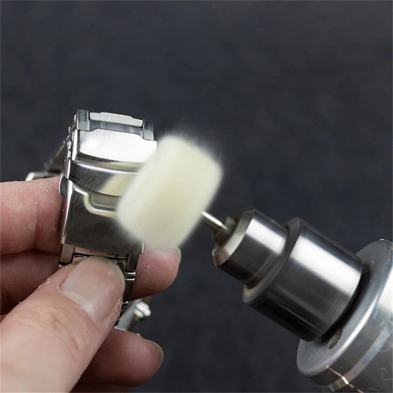 5/10/20Pcs Felt Grinding Sanding Head Abrasive Buffing Wheel 3mm Shank Cotton Thread Polishing mini Brush for Dremel Dril Jade