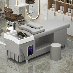 Shampoo Sink Beauty Salon Chair Head Spa Massage Bed Water Shaving Salon Chairprofessional hairdressing washer Furniture