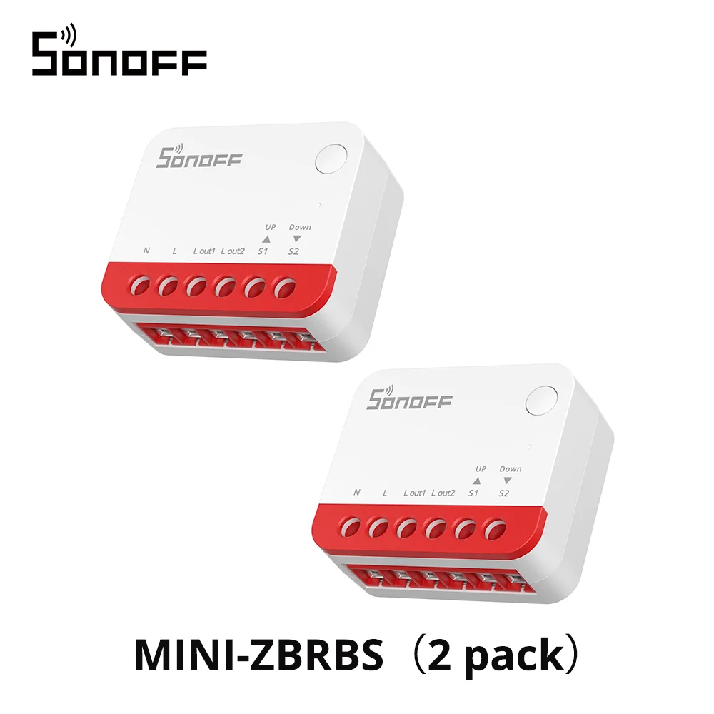 SONOFF MINI-ZBRBS Zigbee slimme rolluikschakelaar Zigbee lokale scène signaalversterker transformeer gordijnen eWeLink via ZigBee Hub