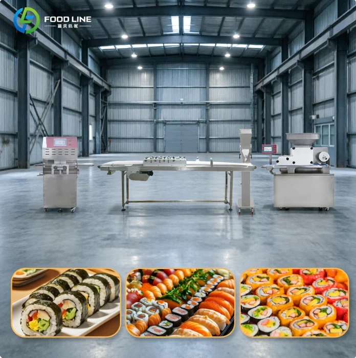 FOODLINE Sushi Machine Light‑weight Sushi Rice Molding Device For Convenient Machine Position Movement Work