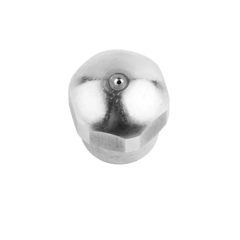 Drain Cleaning Nozzle 1/8 Inch Stainless Steel High Pressure Washer Hose Sewer Pipe Cleaner Spray Holes Cleaning Tools Versatile