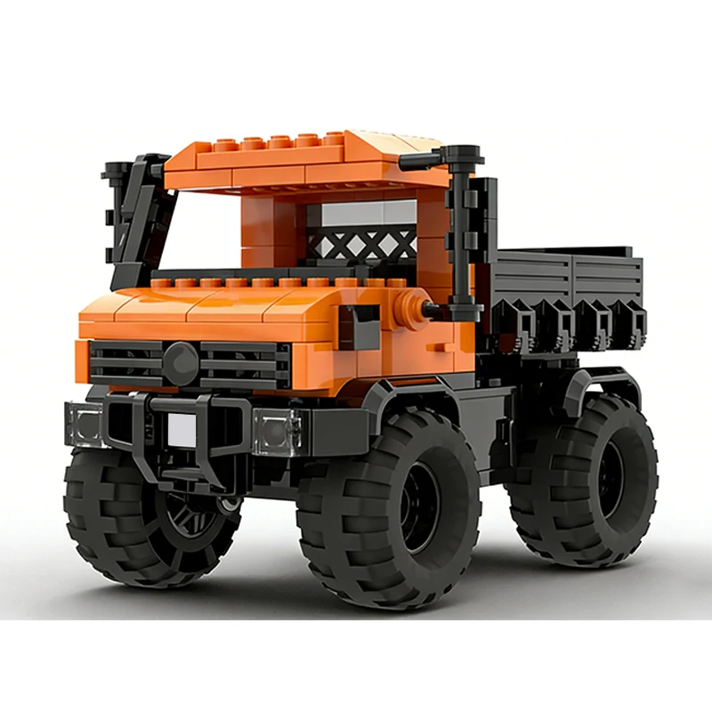 City Car Model MOC Building Bricks Unimog All-Terrain Vehicle Modular Technology Children Holiday Gifts Assemble Toys Suit