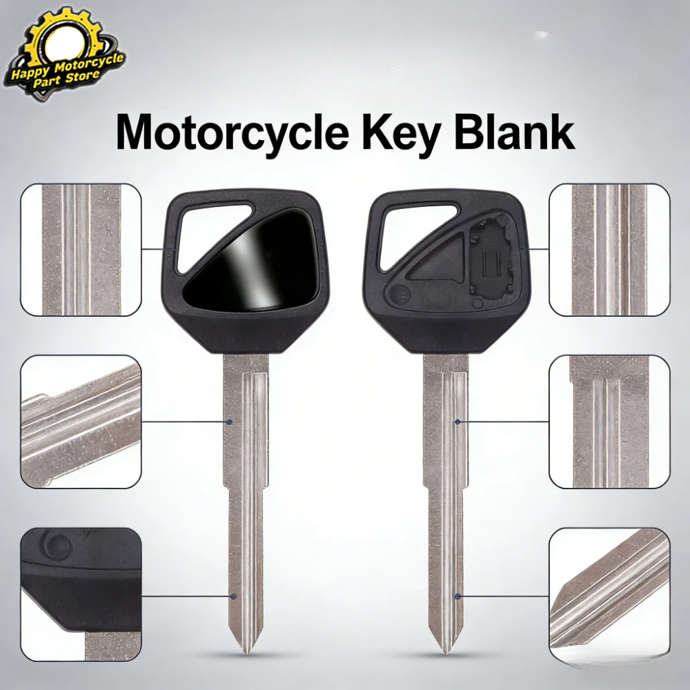 For Honda Motorcycle Keys CBR600RR CBR1000RR CBR954 CBR600 F4 F4I F5 CBF600 CBF1000 CBR1000 CBR919 Key Embryo Blank Uncut Keys