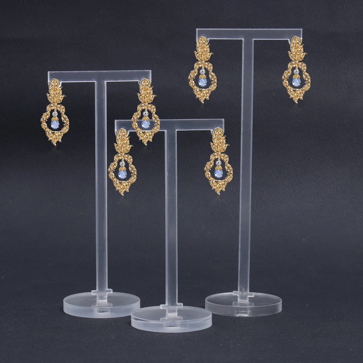 

3 шт., акриловая подставка для сережек, Т-образный органайзер для ювелирных изделий, держатель для шпилек, обруч, стеллаж для хранения сережек, витрина для рукоделия, использование