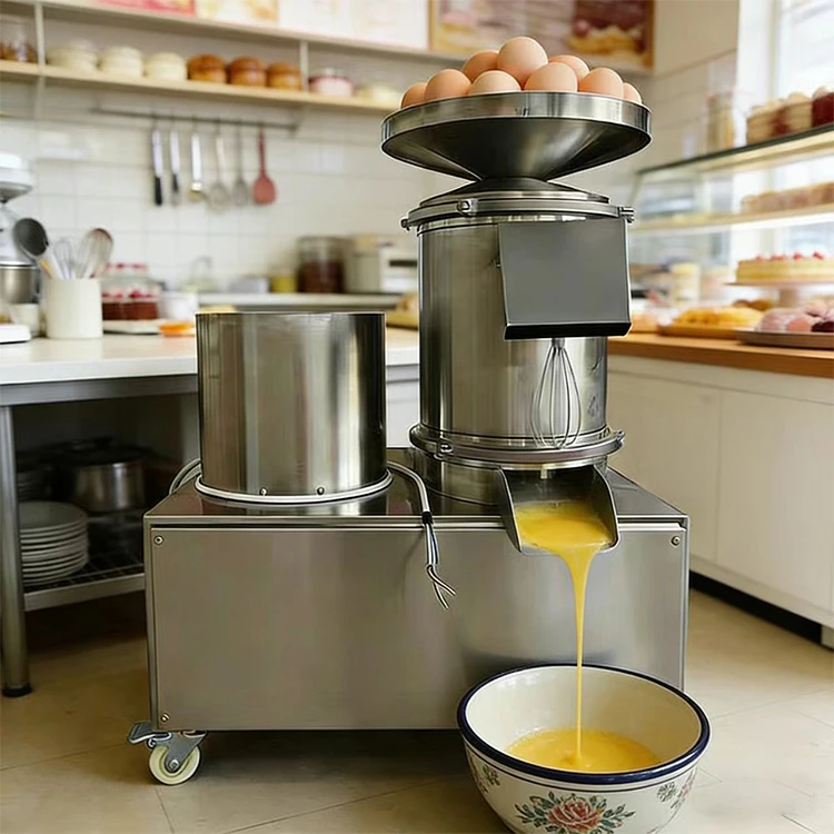 Automatic Egg Breaking  Separator Shell Separator Cracking Machine Egg Separating