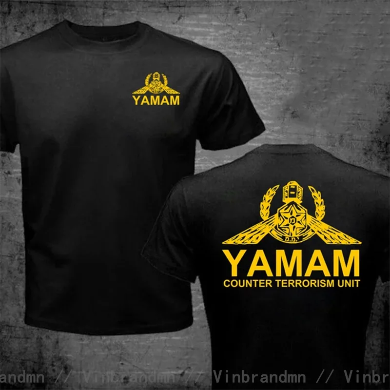 Israel Police Yamam Counter Terrorist Unit SWAT Special Forces T-Shirt Premium Cotton Short Sleeve O-Neck Mens T Shirt New S-3XL