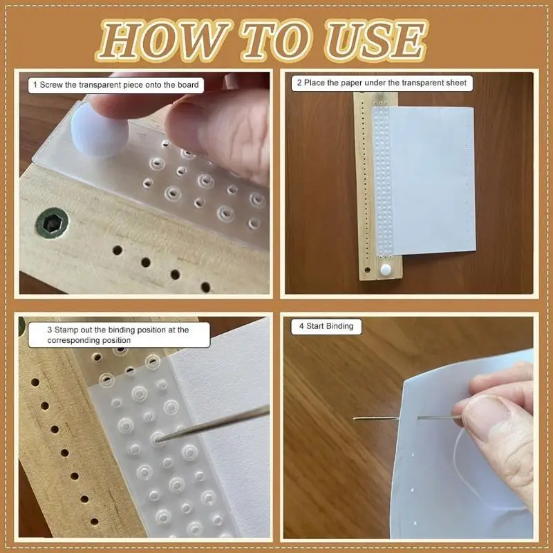 Bild 4: Praktische Handbuchbindungswerkzeuge Buchbindungskits Buch machen Kits gerade gebogen