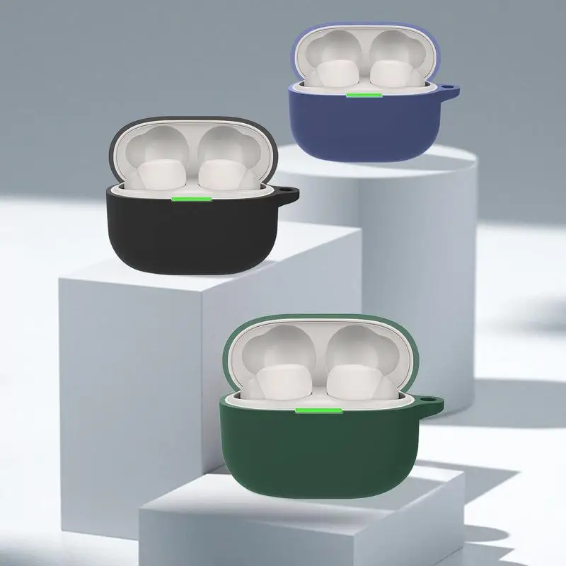 ปลอกซิลิโคนเคสสำหรับ Sony Link Buds S สติกเกอร์ผิว BT หูฟังสำหรับ Link Buds S Anti-Drop ป้องกันอุปกรณ์เสริม