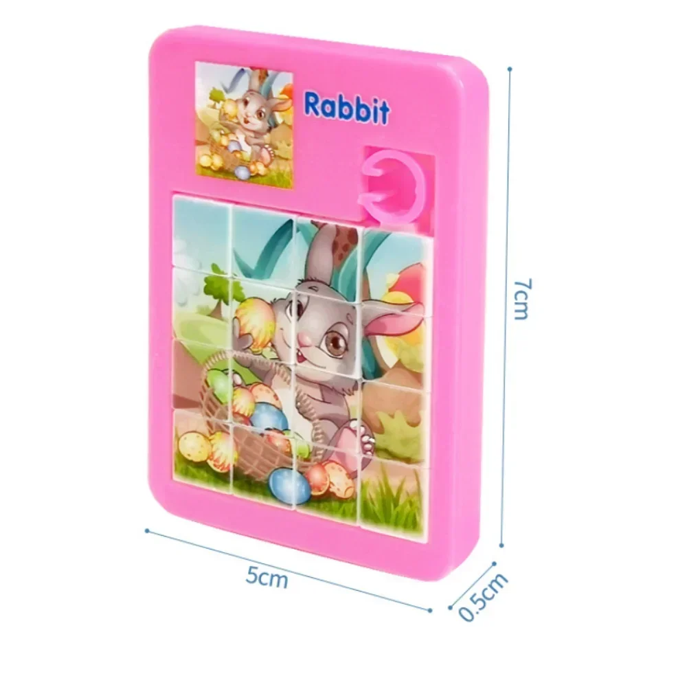 Puzzle Plastic Moving Sliding Early Education Animal Children's Jigsaw Puzzle Toy School Kindergarten Gift Gifts for Kids Games