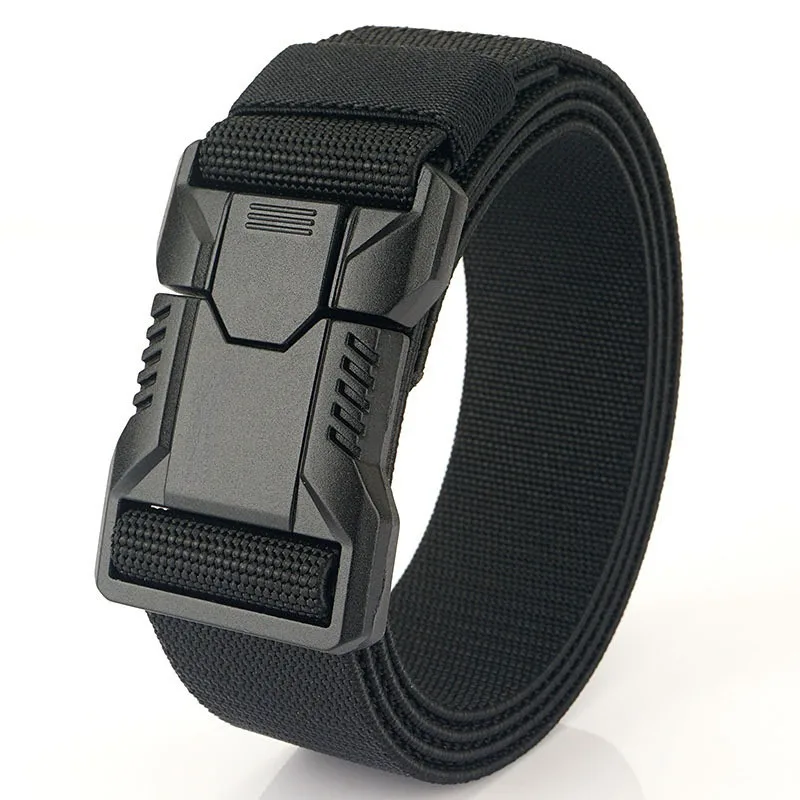 Genuine Tactical Belt Quick Release Outdoor Military Belt Soft Real Nylon Sports Accessories Men And Women Black Belt