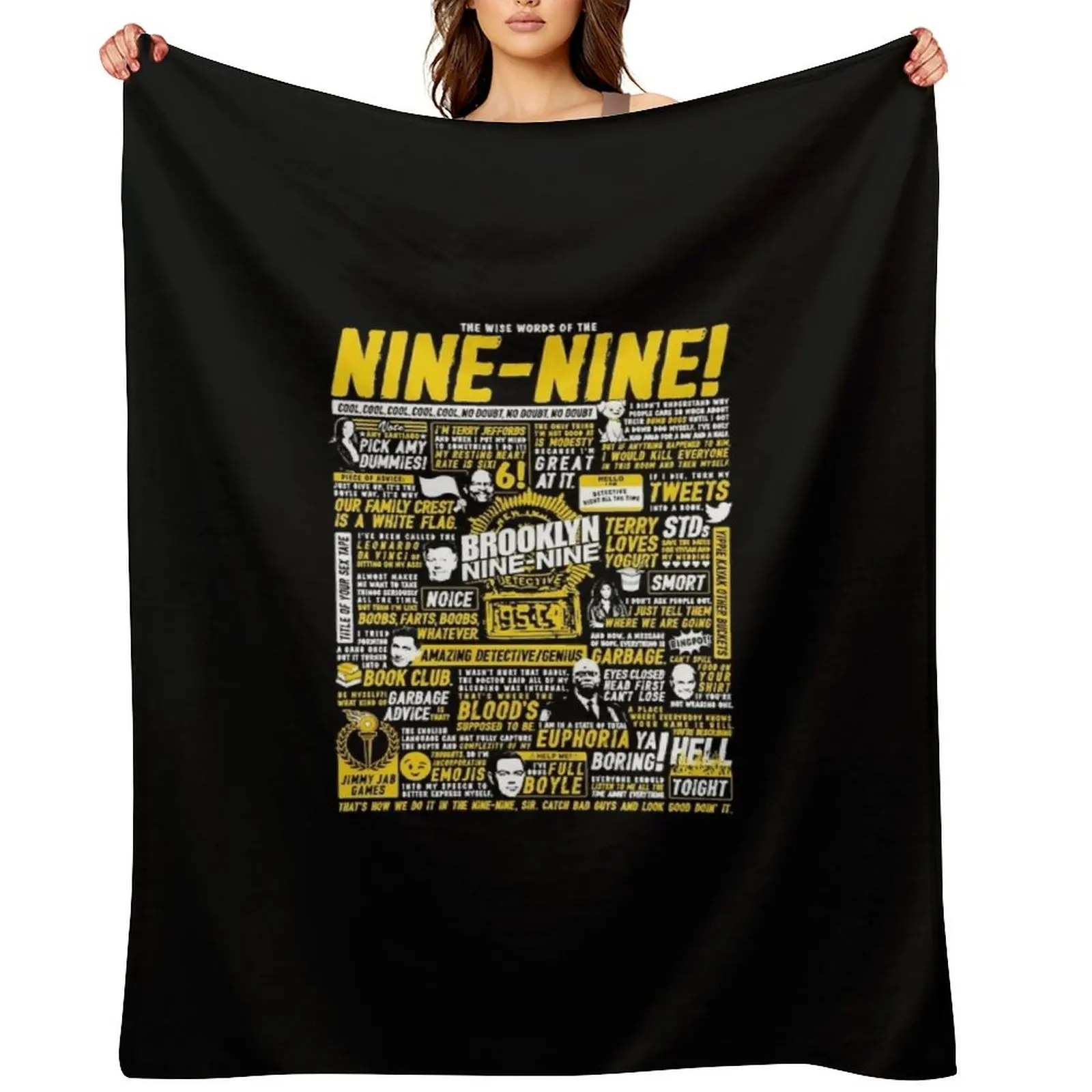 Одеяло Wise Words of the Nine-Nine Nap Heavy to Sleep Декоративные одеяла