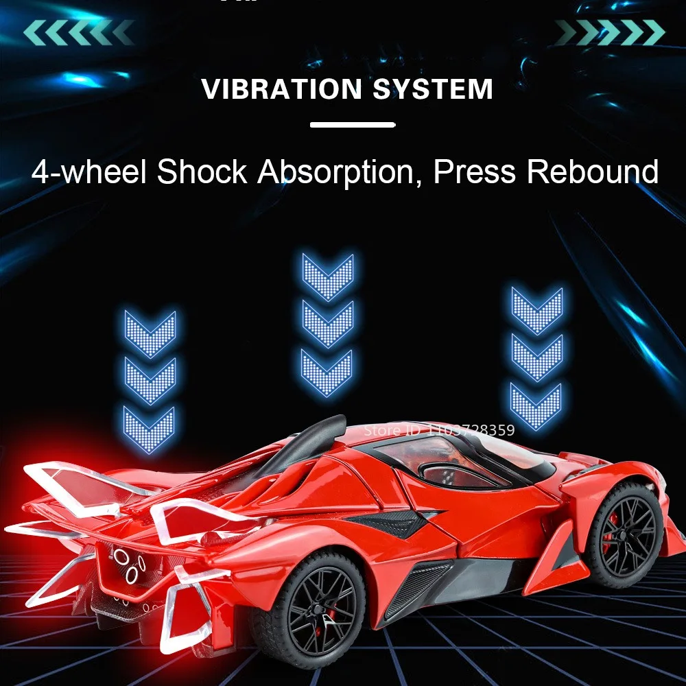 مقياس 1:24 أبولو EVO IE لعبة نموذج سيارات رياضية سبيكة دييكاست ضوء الصوت الأبواب مفتوحة التراجع زخرفة السيارات الخارقة هدايا الاطفال #5