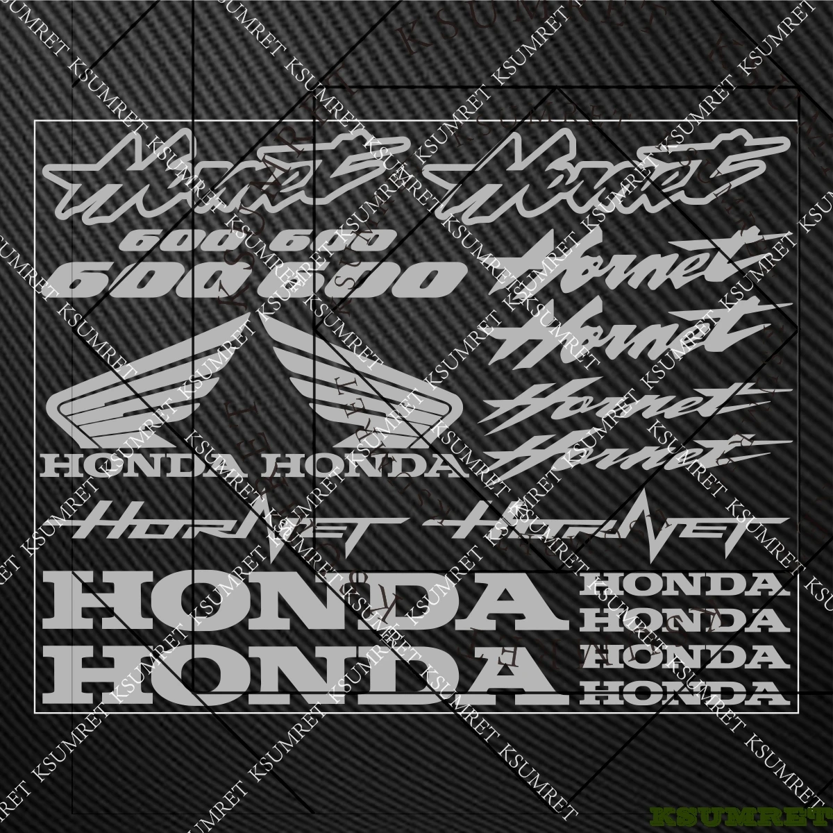 Kit di Adesivi per Moto Honda Hornet 600