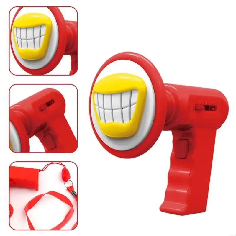 

Kids Voice Modifier Megaphone Prank Toy With 6 Sound Effects Outdoor Activity Entertainment Speaker Voice Changer Toy 15UB