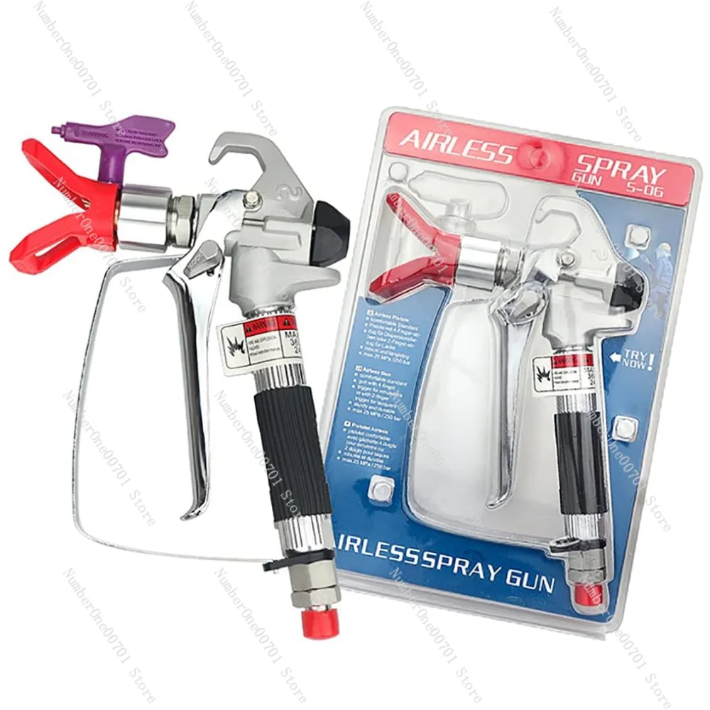 Airless Paint Spray Gun with 517 Nozzle&Duckbill Seat 3600 PSI High-Pressure Airless Paint Sprayers Accessory