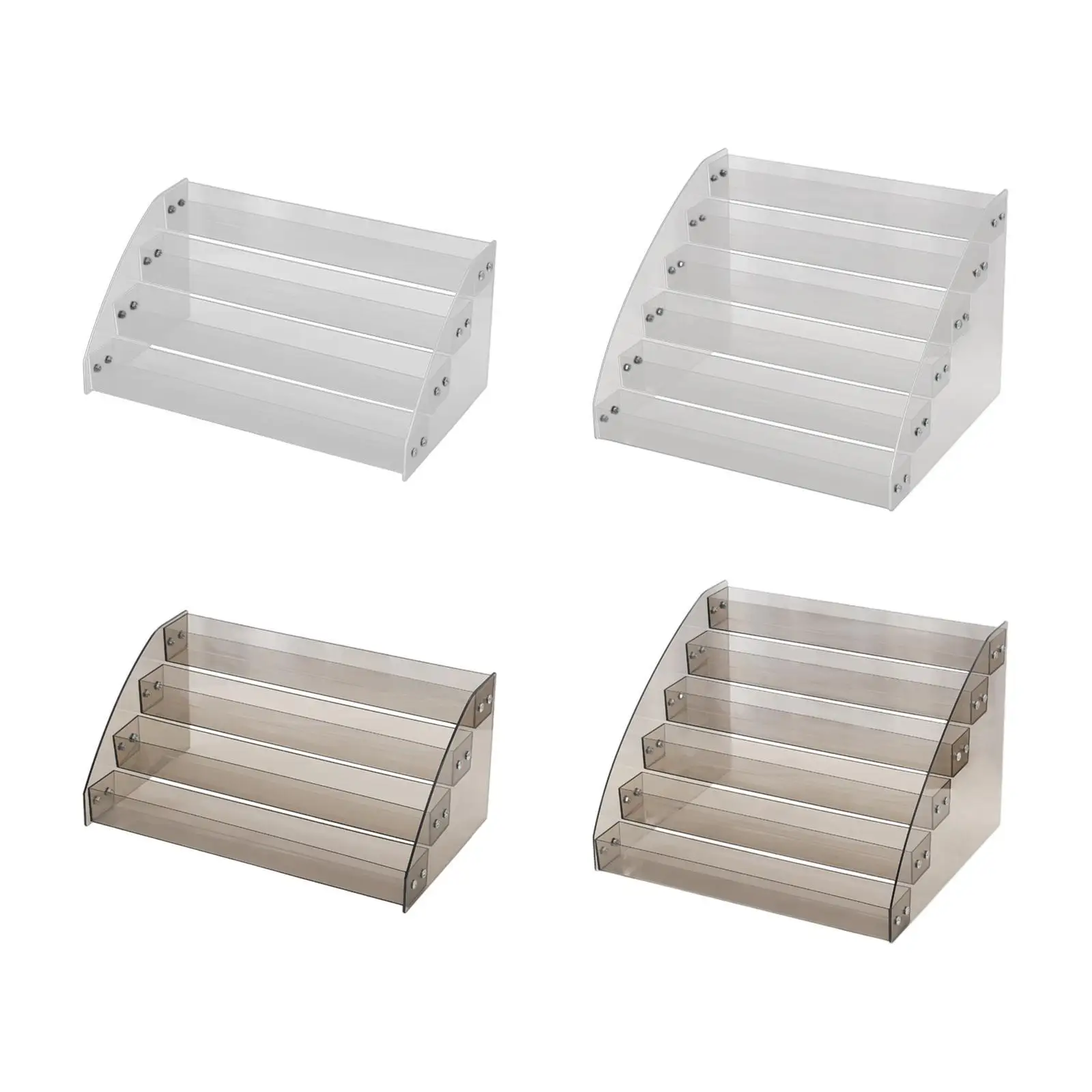 صندوق تخزين مستحضرات التجميل من الأكريليك، حامل المكياج، حامل أحمر الشفاه