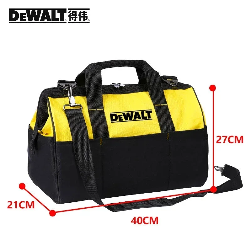 Herramientas DEWALT, bolso de almacenamiento duradero, llave eléctrica, destornillador, kit de herramientas, piezas de Hardware de Metal, bolsa de