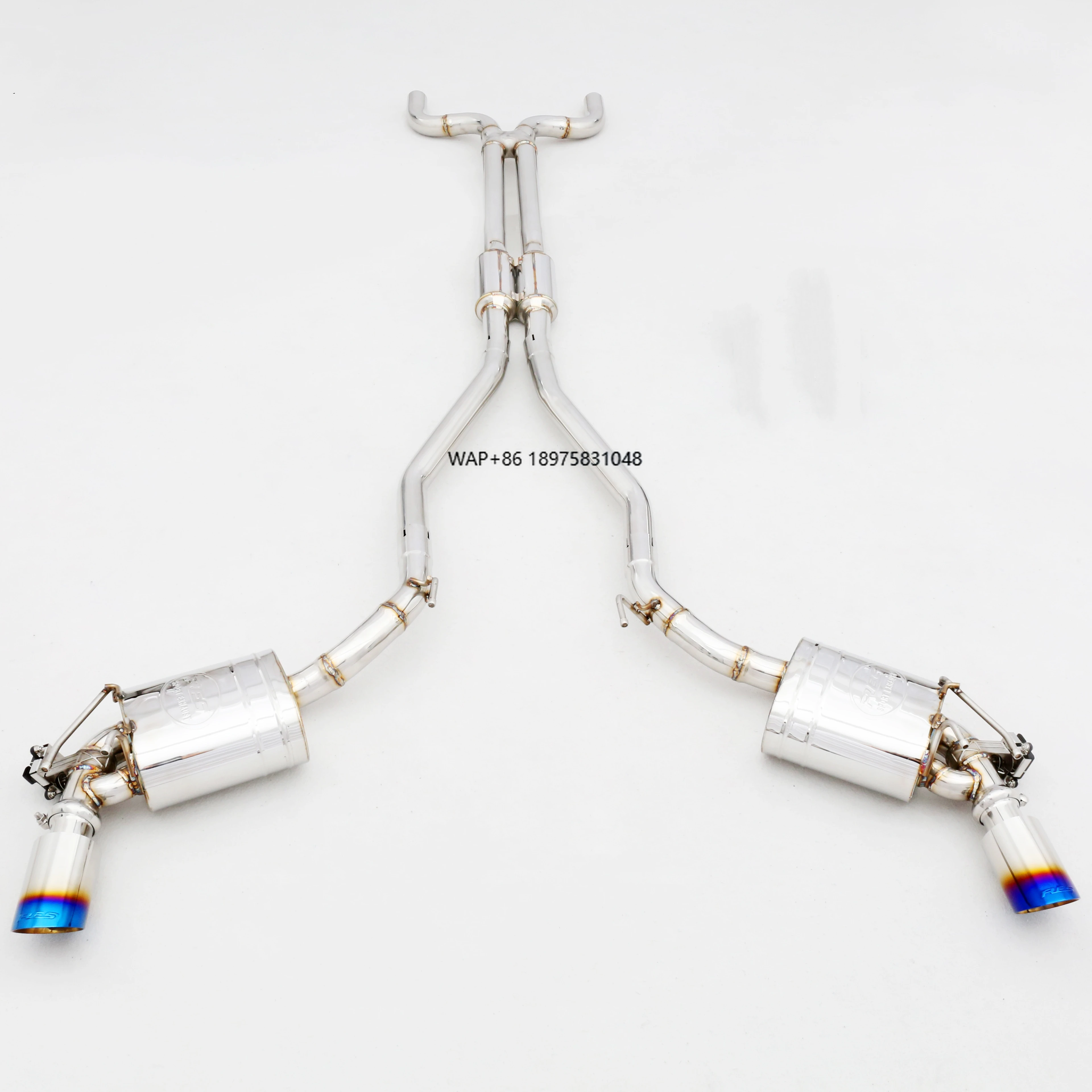 

Custom 304 Stainless Steel/Titanium Valved Exhaust System Designed for 3.6L Premium Performance Exhaust Pipes