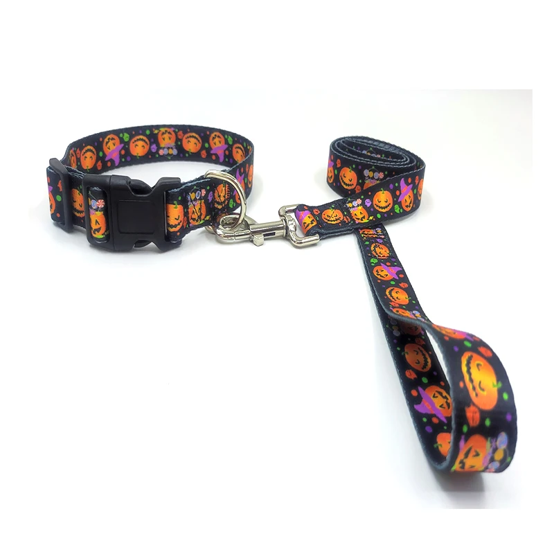 S-L Fashion Durable Dog Collar Thanksgiving dog collar Halloween dog collar holiday decoration pet supplies for dog pets