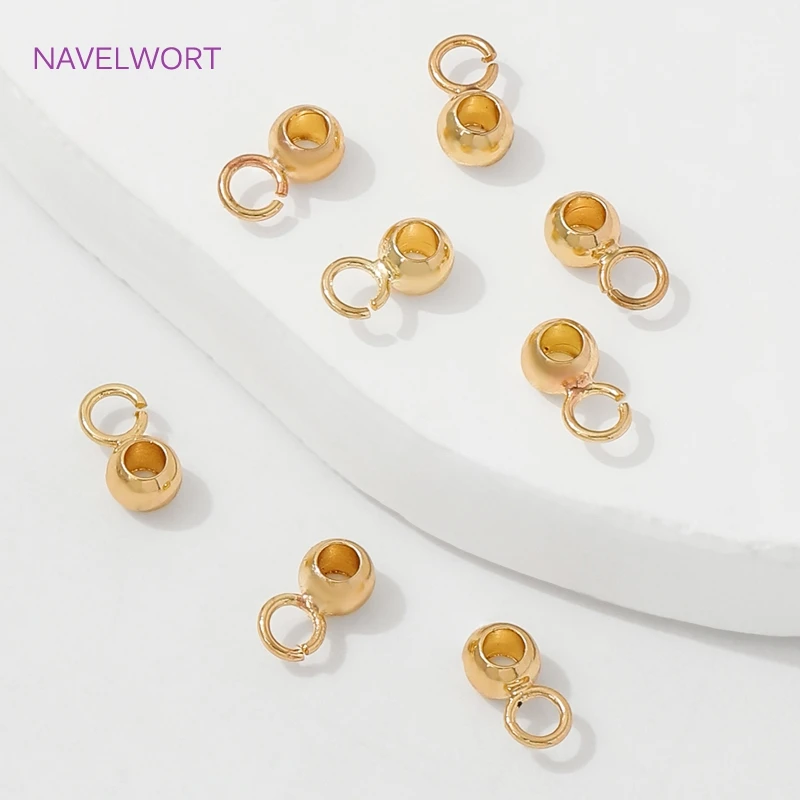 20/40 Stück KC goldfarbene Bügelperlen-Anschlüsse, Bailes für Schmuck, Bügel für Anhänger, DIY-Halsketten-Schmuckherstellungszubehör – Detail 31