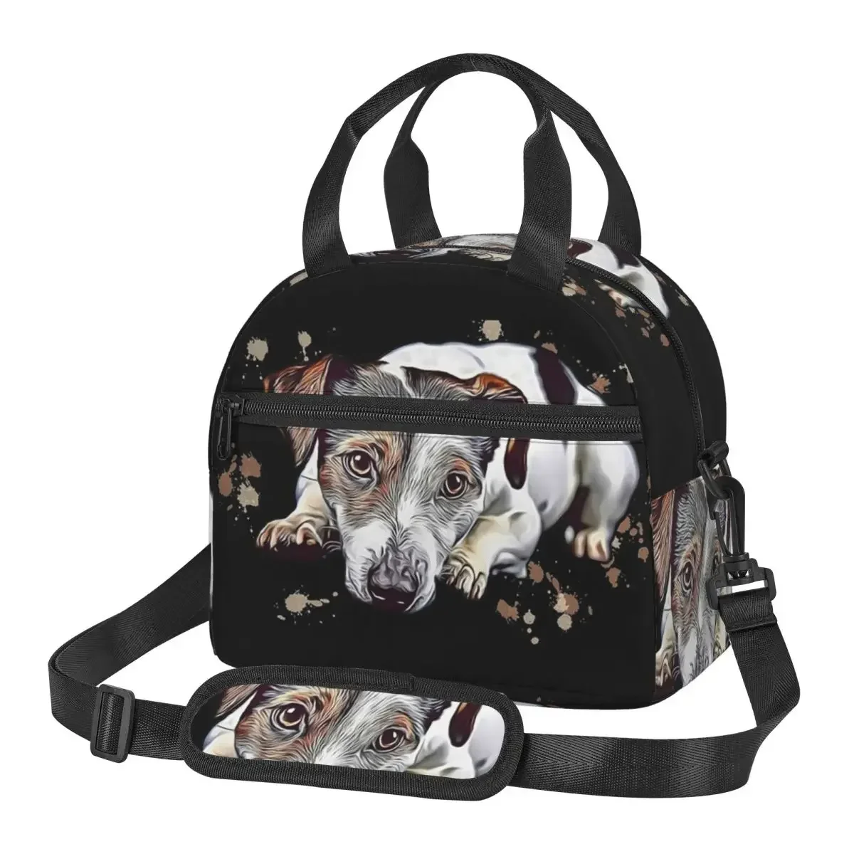 Sweet Jack Russell Terrier Gift Dog Lover Mum Insulated Lunch Bag for School Bento Storage Food Boxes Cooler Thermal Lunch Tote