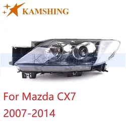 CAPQX For Mazda CX-7 CX7 2007-2014 Front Bumper headlight Head Light Headlamp Head Lamp car light