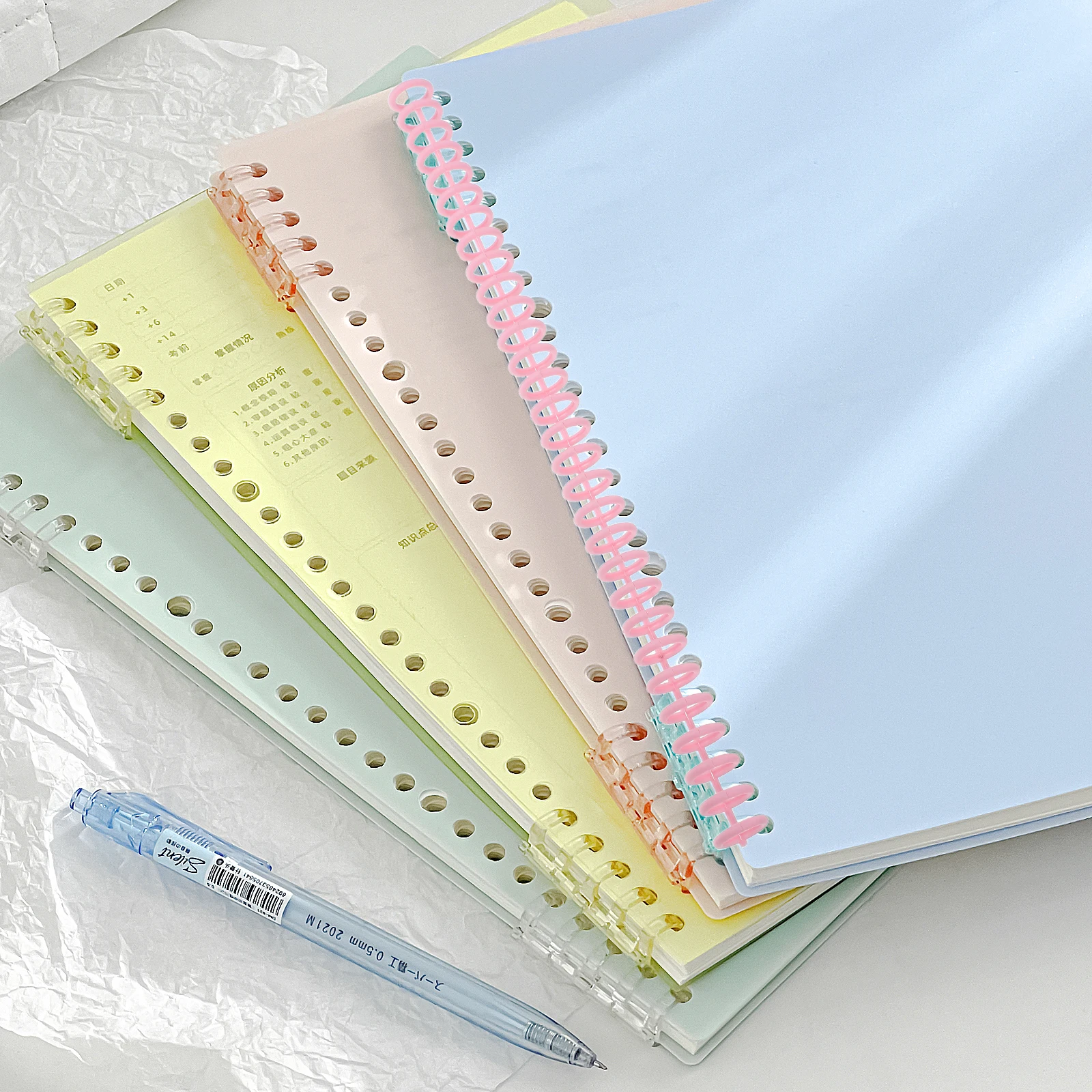 

10 Pcs Binding Ring Loose-leaf Book Tools Discs Bindings Binder Mechanisms Porous