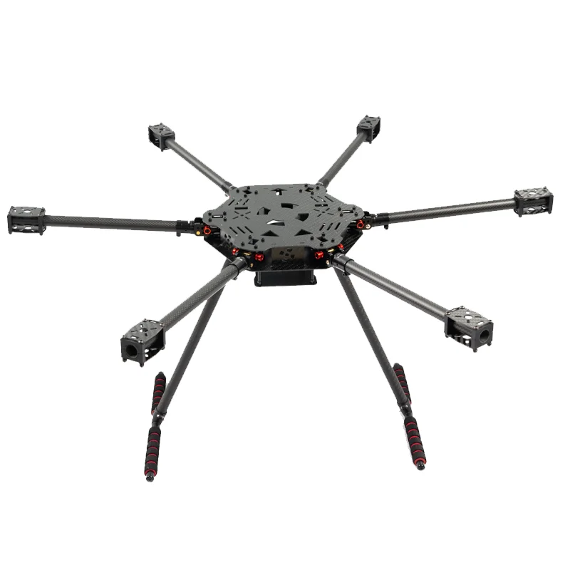 DroneHub F680 Full Carbon Fiber ZD680 Hexa-Rotor Frame Foldable Arm Hexacopter Frame Kit With Unflodable Landing Gear for FPV