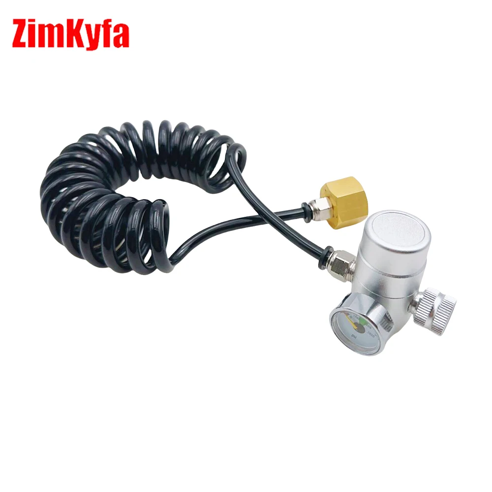 Whipped Cream Pressure Regulator from Thread M11*1 Fiting NO2 Tank To M22 Thread Cream Jar